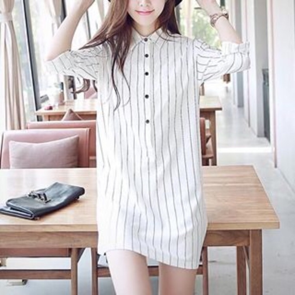Dowisi Pinstriped Shirt/Dress